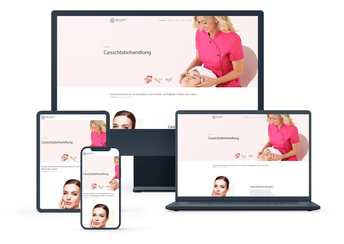 Webdesign Rosenheim Annette kosmetik